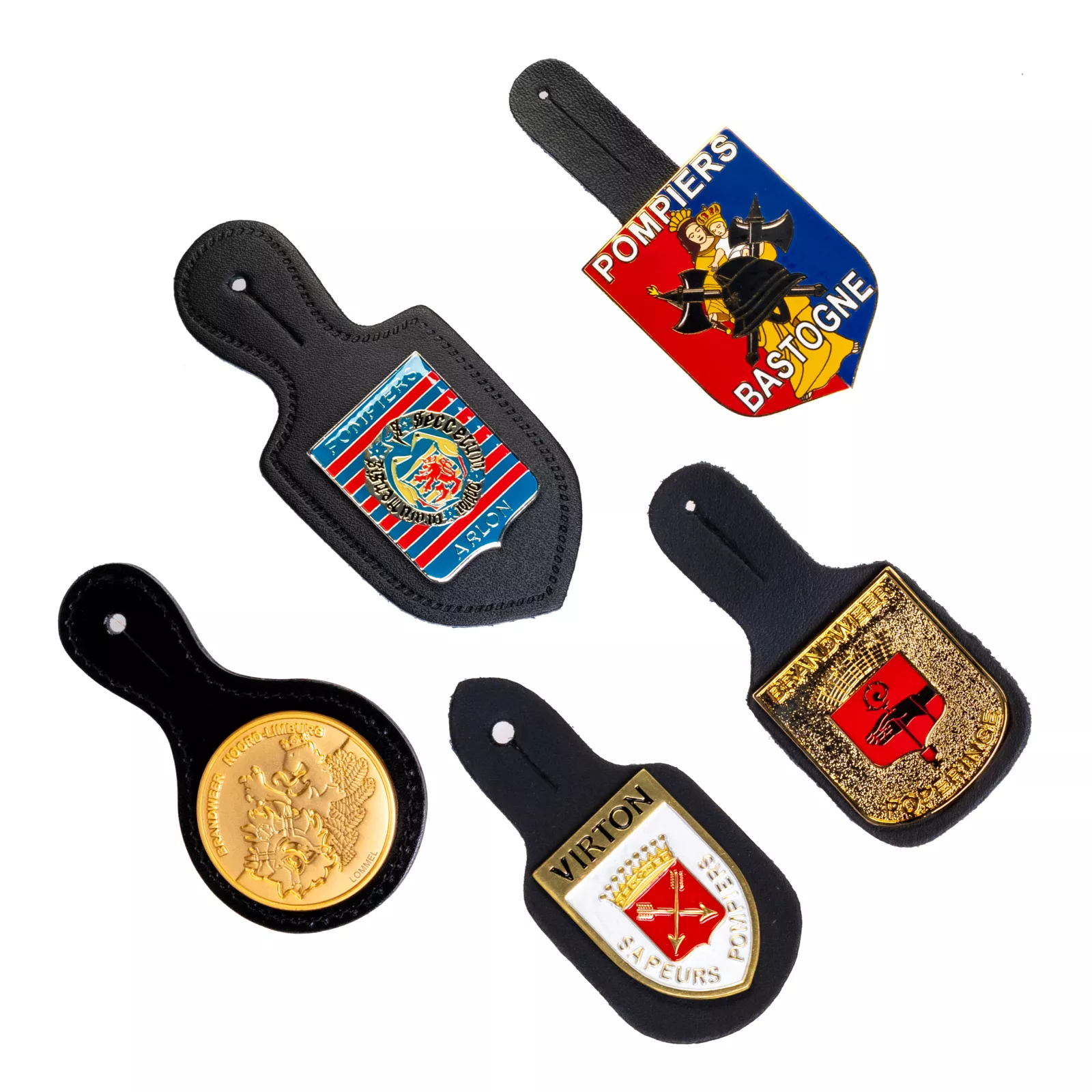 Porte-insigne de poche pour pompiers