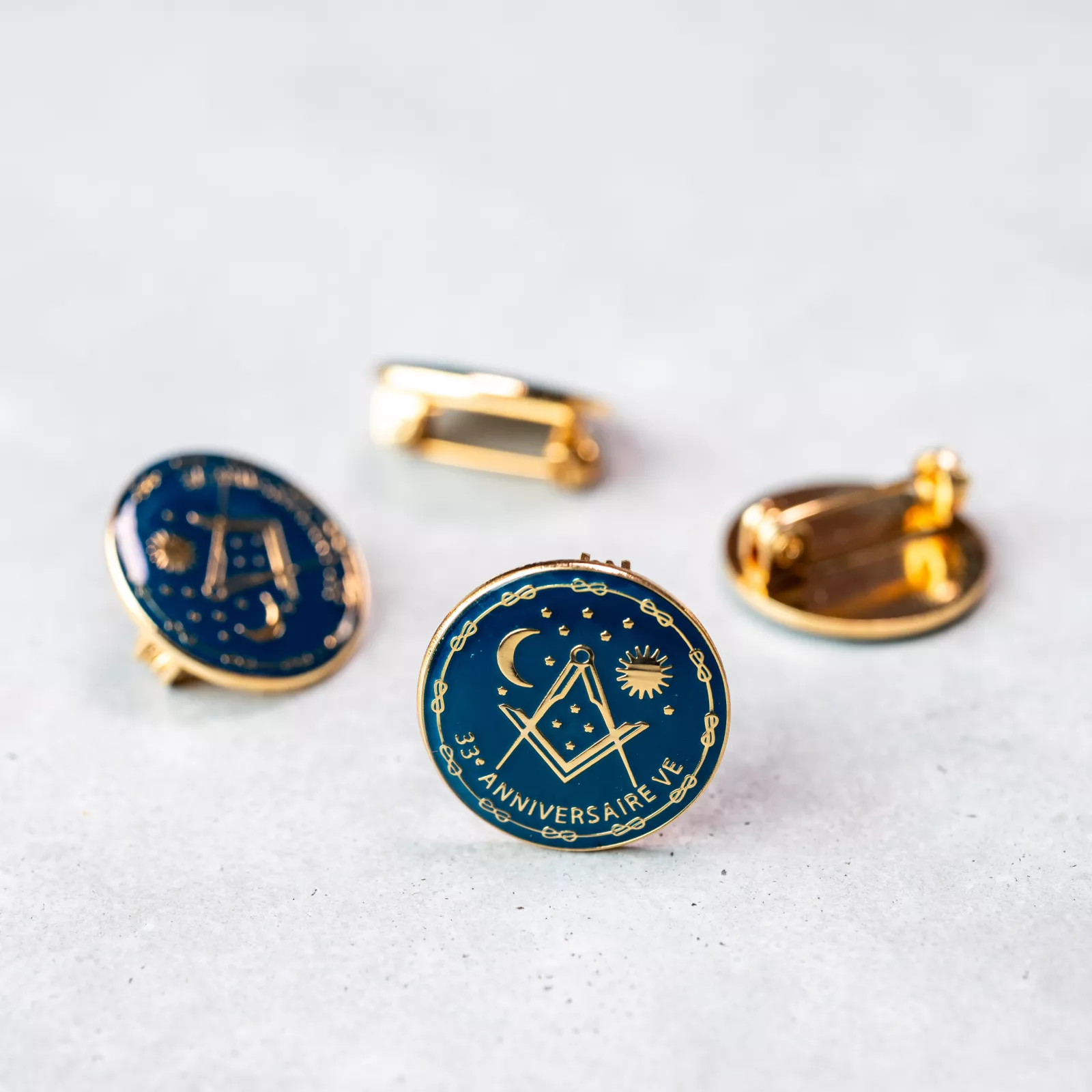Pins for jubilee celebration lodge