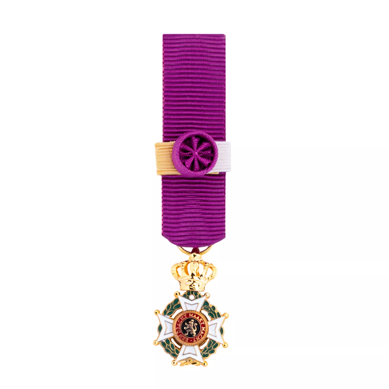 Grand Officer Order of Leopold Small medal in silver in Dutch